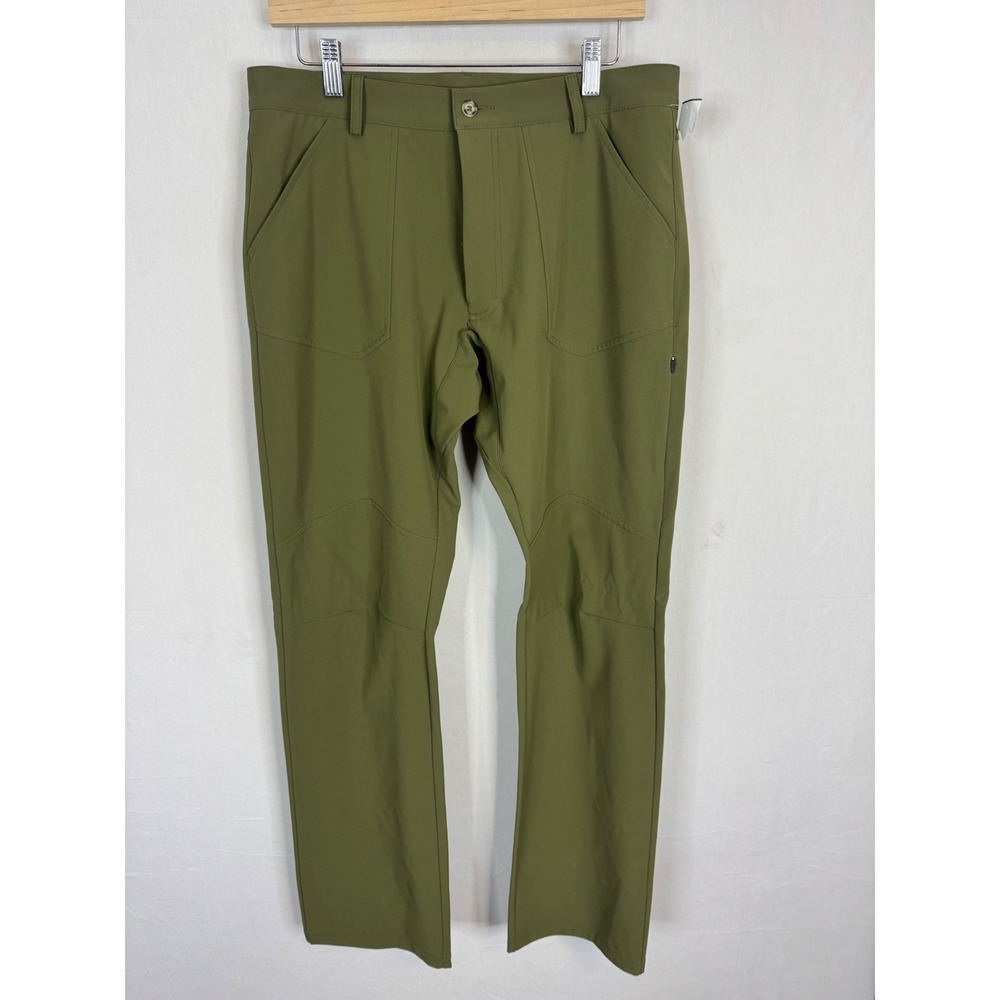 Tilley Wanderer‎ Olive Green Active Wear Technical Hiking Pants Stretch 34x32